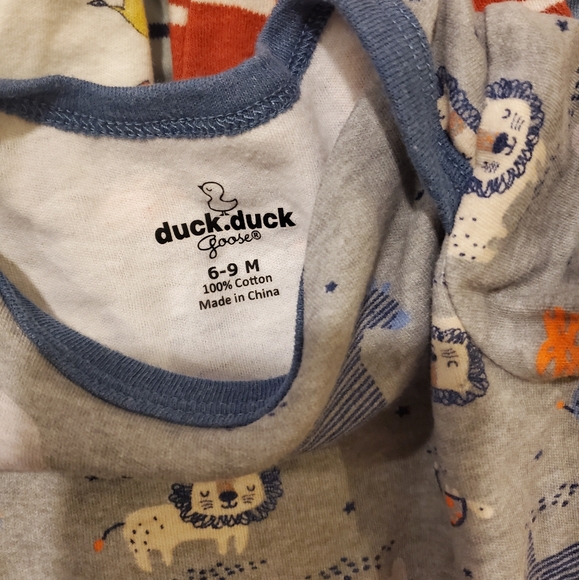 9pcs 6-9Months Baby Onesies and Pajamas Set - Multicolor - Picture 4 of 6